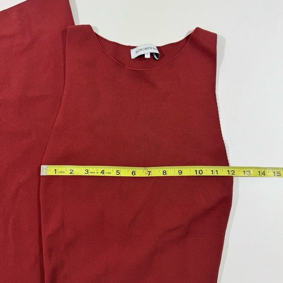 We Wore What Flutter Muscle Tank Maxi Dress Russet - Picture 7 of 8